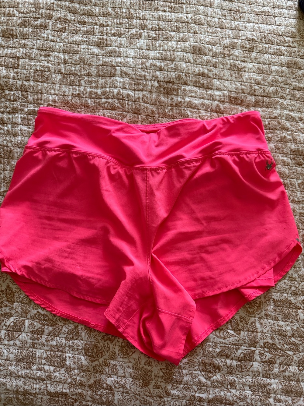 Spyder Women’s Athletic Shorts - Hot Pink Performance Run Shorts